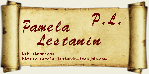 Pamela Leštanin vizit kartica